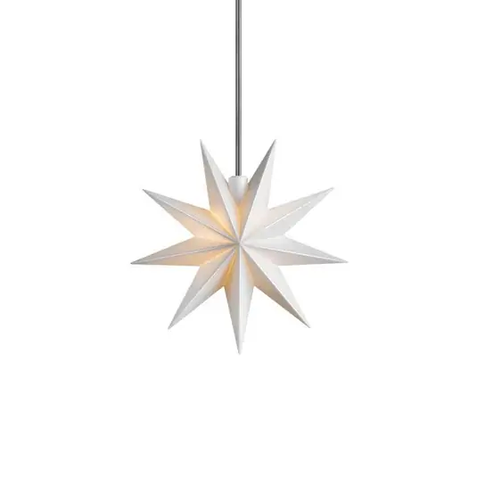 STERNTALER LED hvězda, bílá, Ø 15 cm, 9 cípů, IP44 baterie Nejprodávanější
