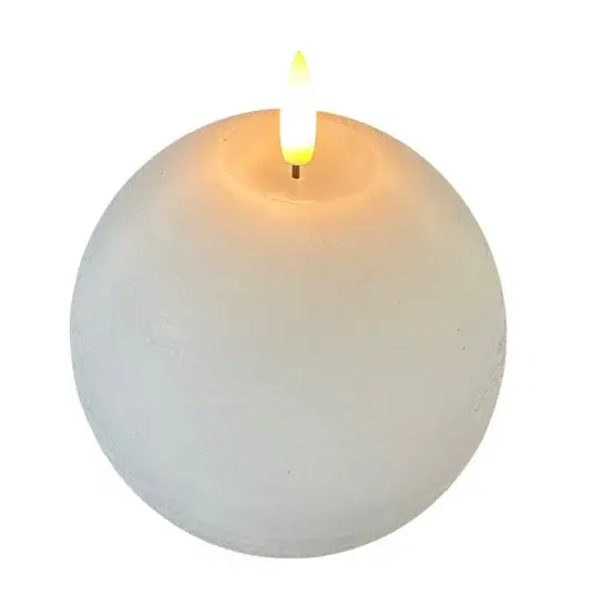 STERNTALER LED svíčka, bílá, výška 13 cm, koule, baterie Speciální Cena