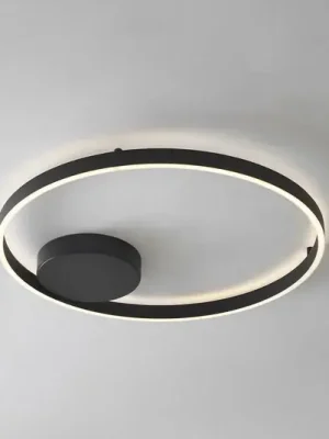 Lucande Smart LED stropní svítidlo Moise, černé, CCT, Tuya Sezónní Sleva