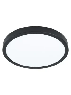 EGLO connect Smart LED přisazené svítidlo Fueva 6-Z, černé, Ø27cm Zlevněný