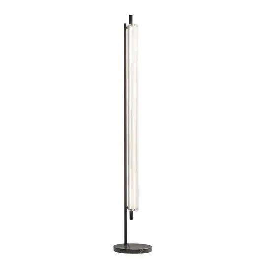 OLEV LED stojací lampa TRISEL, černá, kov 2 700 K stmívatelné Vysoce Kvalitní