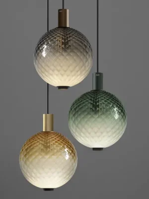 OLEV LED závěsné svítidlo BEAM STICK NUANCE BALLOTON jantarová Ø 20 cm 927 Akce