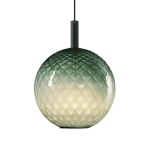 Vysoce Kvalitní OLEV LED závěsné svítidlo BEAM STICK NUANCE BALLOTON, zelené Ø 35 cm 927