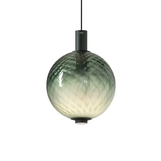 OLEV LED závěsné svítidlo BEAM STICK NUANCE BALLOTON, zelené Ø 20 cm 927 Jen Po Omezenou Doba