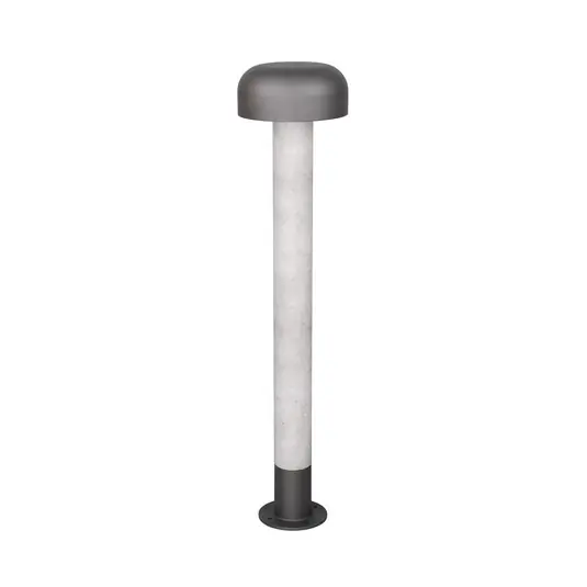 Osvětlení cesty Fraser, šedá/betonový vzhled, hliník, IP54, výška 84,5 cm Ověřený