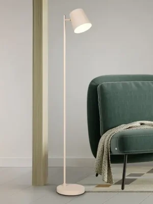 LED stojací lampa Blake, písková, kov, stmívatelné Víkendová Akce