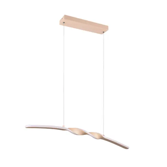 Závěsné světlo LED Ginko, pískové, kov, délka 79 cm Ihned K Objednání