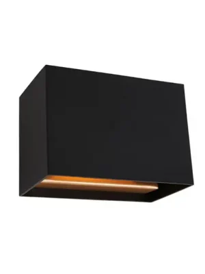 LED nástěnné světlo Muro 3365, černé, hranaté, G9, 2700 K Cenově Výhodný
