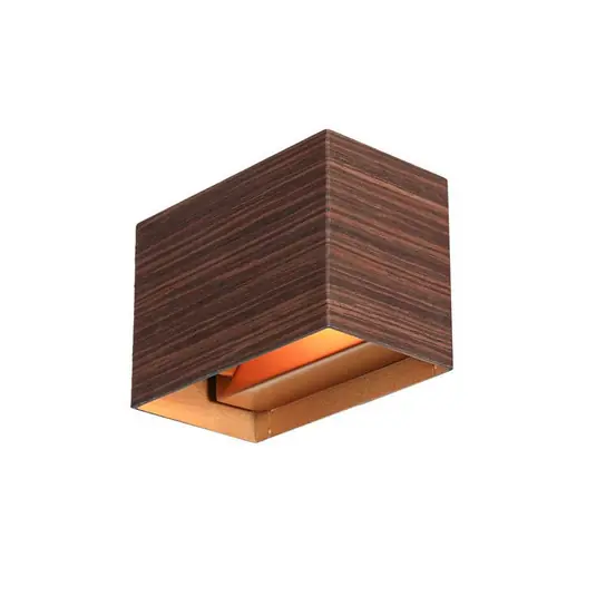 Nejlepší Cena LED nástěnné světlo Muro 3365, dřevěný vzhled, hranaté, G9, 2 700 K