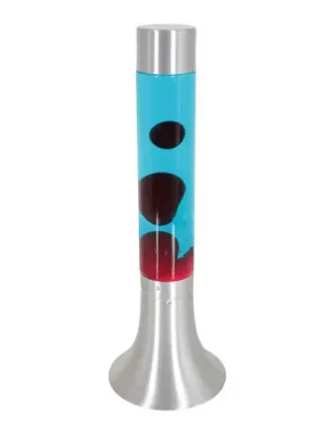 Lávová lampa Volcan 3117, ocel, kapalina čirá/červená, E14 Novinka