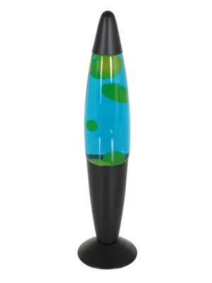 Dokud Zásoby Vydrží Lávová lampa Volcan 3116, černá, zeleno-modrá kapalina, E14