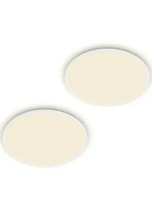 Philips LED stropní svítidlo SuperSlim, sada 2 ks, IP44, Ø 25 cm, 4 000 K Vysoce Kvalitní