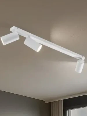 Stropní bodové světlo Mono III, 3 žárovky, bílé, délka 84 cm, GU10 Nejprodávanější