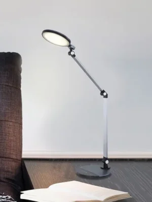 Akční Nabídka LED stolní lampa Konsti, výška 90 cm, černá, kov