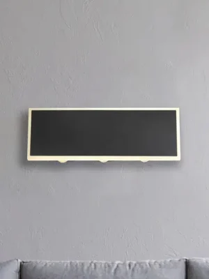 LED nástěnné světlo Saidy, šířka 25 cm, černé, kov Nejlepší Volba