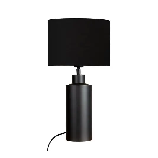 PR Home Stolní lampa Solo, černá/černá, výška 55 cm, látka Tovární Cena