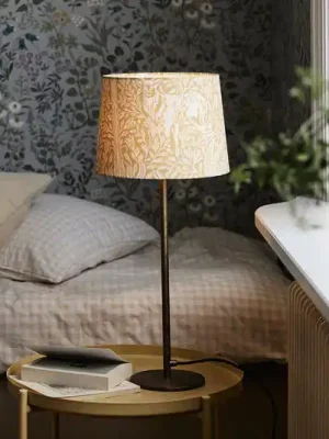 Ověřený PR Home Stolní lampa BASE ELDERTREE, žlutá, výška 58 cm, látka