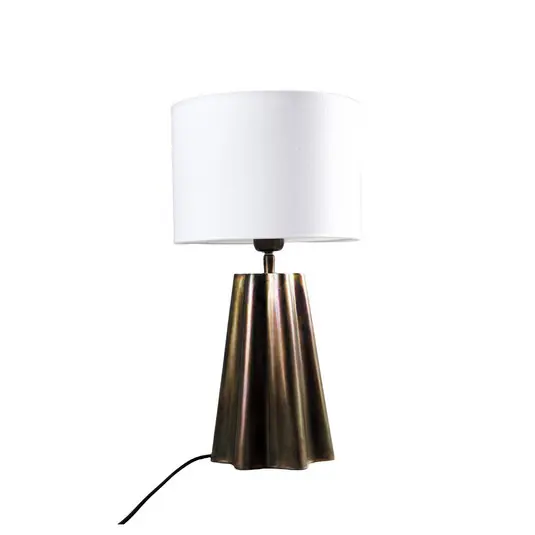 Cenový Hit PR Home Stolní lampa Aira, výška 50 cm, mosazná/bílá