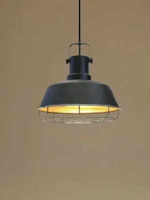 Závěsné svítidlo Mason, černé, Ø 41 cm, kov, E27 Cenová Bomba