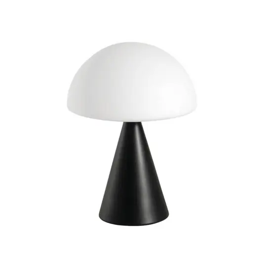Cenový Hit LED stolní lampa Blip, černá/bílá, sklo, CCT, dotykový stmívač