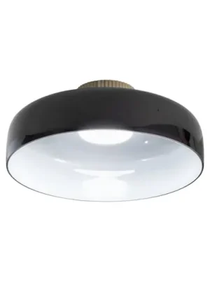 LED stropní svítidlo Lunar, černé, sklo, Ø 42 cm, CCT, stmívatelné Kup Teď