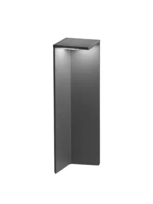 Ověřený LED solární svítidlo Fold, tmavě šedé, pohybový senzor, IP54