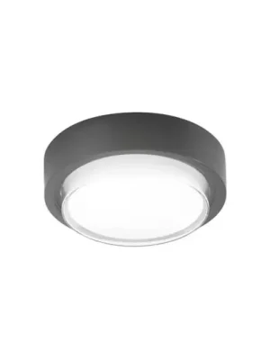 Ověřený Venkovní stropní svítidlo LED Owen, tmavě šedé, kov, 23 cm, IP65