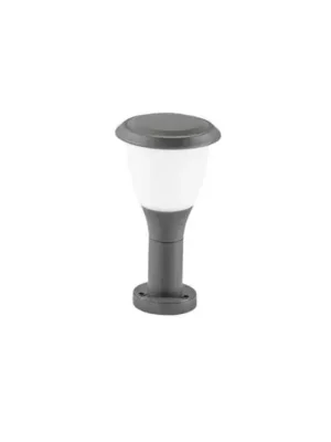 Základna lampy Thiago, 30 cm, tmavě šedá, kov, E27, IP65 Must-Have