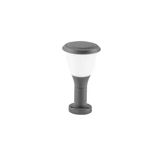 Základna lampy Thiago, 30 cm, tmavě šedá, kov, E27, IP65 Must-Have