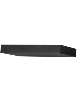 LED nástěnné světlo Guia, černé, kov, šířka 24 cm Výprodej