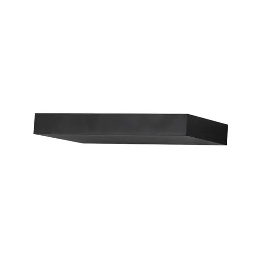 LED nástěnné světlo Guia, černé, kov, šířka 24 cm Výprodej