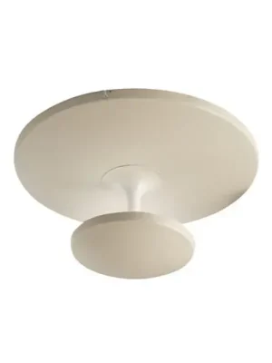LED stropní svítidlo Conrad, písková, Ø 50 cm, kov, stmívatelné Výprodej