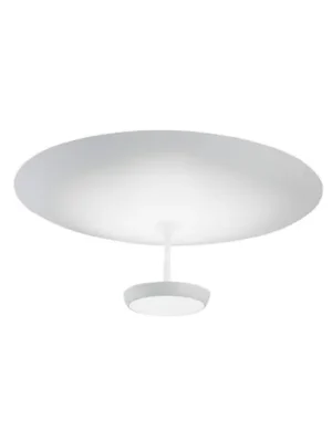 LED stropní svítidlo Yuko, bílé, kovové, výška 23 cm, stmívatelné Finální Výprodej