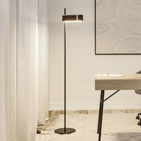 Paulmann Smart LED stojací lampa Jagun, antracitová, 151 cm, plstěná Odeslání Ihned
