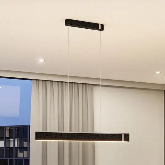 Paulmann Smart LED závěsné světlo Jagun, antracit, 100 cm, plsť Cenově Výhodný
