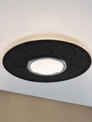Paulmann Smart LED stropní svítidlo Tulga, antracit Ø 45 cm plst Novinka