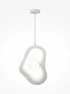 Maytoni skleněná závěsná lampa Opus, bílá, Horká Nabídka