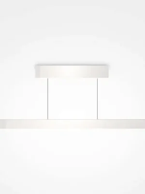 Značkový Maytoni LED závěsné světlo Ephoria, bílé, hliník, délka 116 cm
