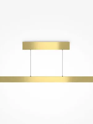 Super Cena Maytoni LED závěsné světlo Ephoria, mosaz, hliník, délka 116 cm