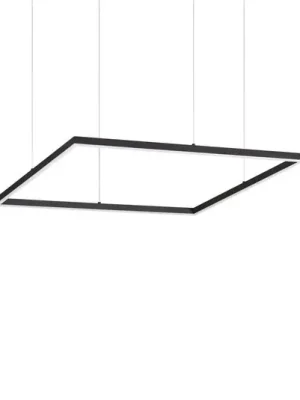 Novinka Ideal Lux LED závěsné svítidlo Oracle Slim 70 x 70 cm černé 3 000 K