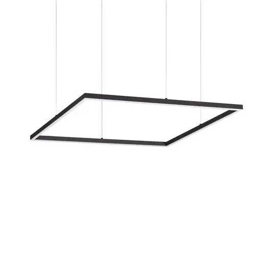 Novinka Ideal Lux LED závěsné svítidlo Oracle Slim 70 x 70 cm černé 3 000 K