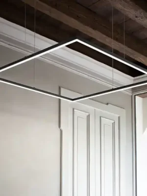 Ideal Lux LED závěsné svítidlo Oracle Slim 90 x 90 cm černé 3 000 K Ověřený