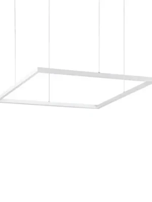 Cenově Výhodný Ideal Lux LED závěsné světlo Oracle Slim 70 x 70 cm bílé 3 000 K