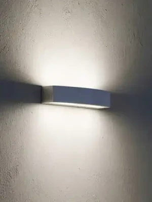 Ideal Lux venkovní nástěnné svítidlo Andromeda, šedé, šířka 45 cm, E27 Značkový