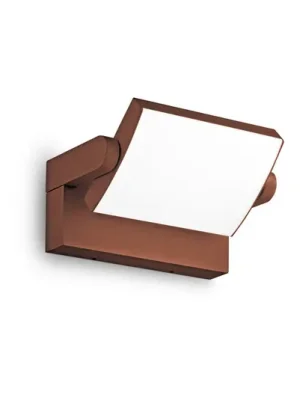 Cenový Hit Ideal Lux LED venkovní nástěnné svítidlo Swipe, káva, IP54, 3 000 K
