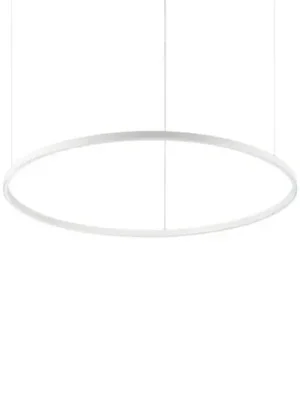 Ideal Lux LED závěsné světlo Oracle Slim Ø 90 cm bílé 3 000 K Nová Kolekce