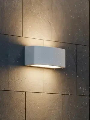 Výhodná Nabídka Ideal Lux venkovní nástěnné svítidlo Andromeda, šedé, šířka 22 cm, hliník