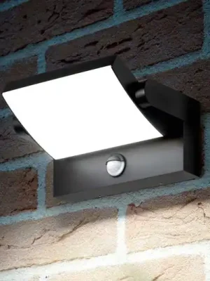 Ideal Lux LED venkovní nástěnné svítidlo Swipe Sensor, antracit, IP54 Novinka