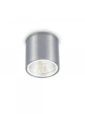 Ideal Lux stropní světlo Gun, hliníkově šedá, IP44, GU10 Aktuální