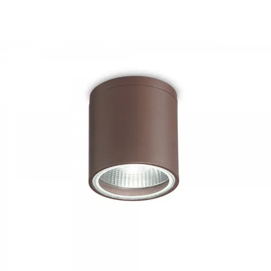 Ideal Lux stropní světlo Gun, kávově hnědá, hliník, IP44, GU10 Výprodej